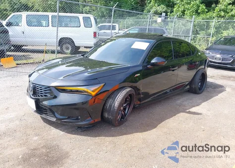 2025 Acura Integra A-Spec из США, поврежденный, VIN 19UDE4H36SA015478